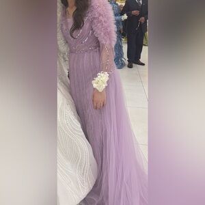 Lilac Evening Dress/Gown Size 2/4